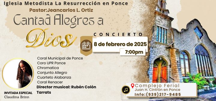 More Info for Concierto Cantad Alegres a Dios