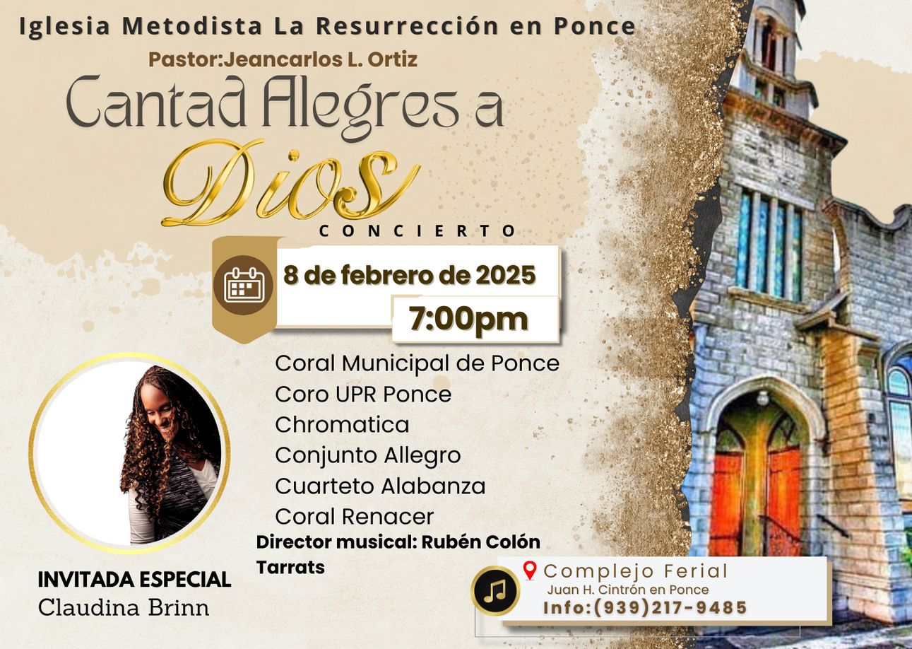 Concierto Cantad Alegres a Dios