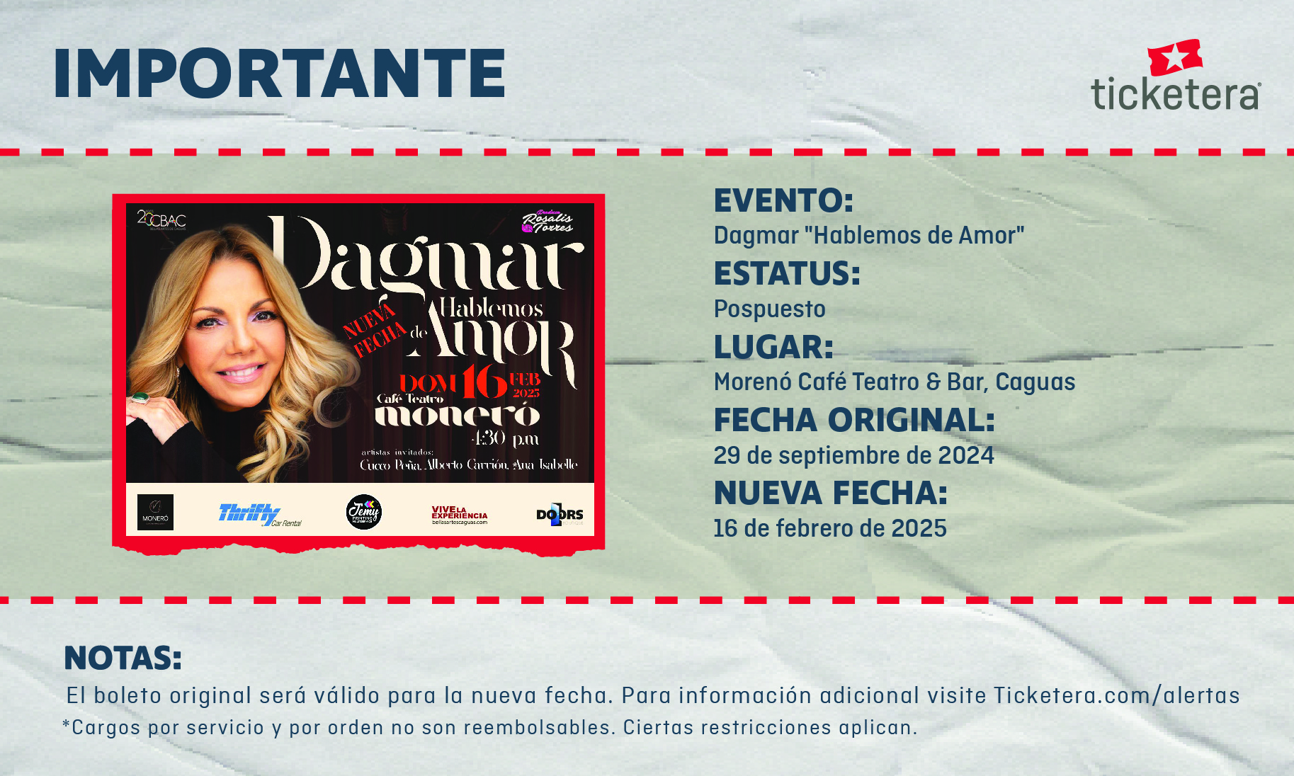 More Info for Dagmar "Hablemos de Amor"